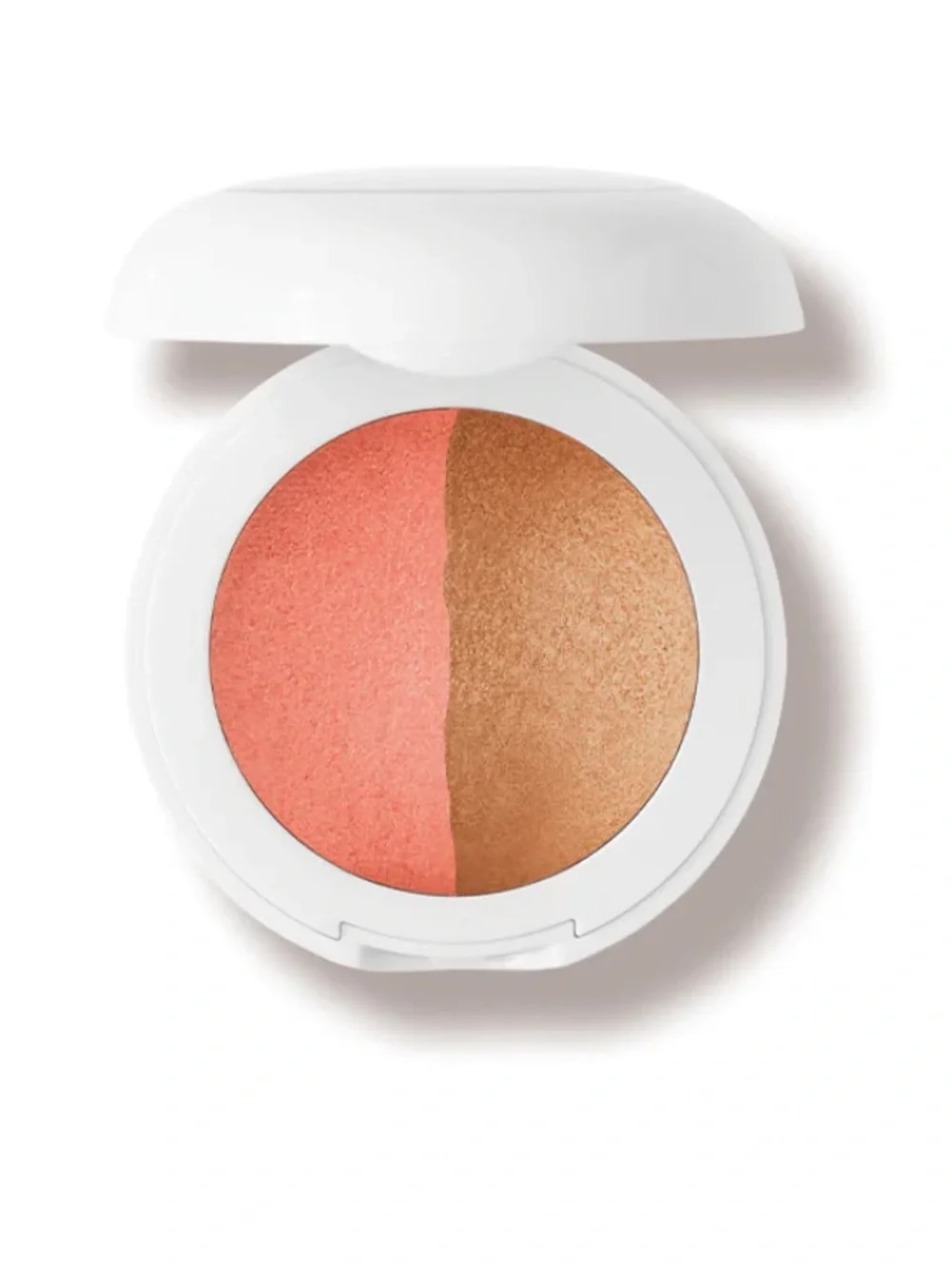 Dibs Duet Baked Blush 3-in-1 Blush, Highlighter + Topper